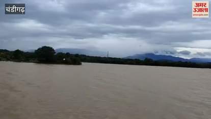 Weather is pleasant due to rain in Chandigarh, people gathered at Sukhna