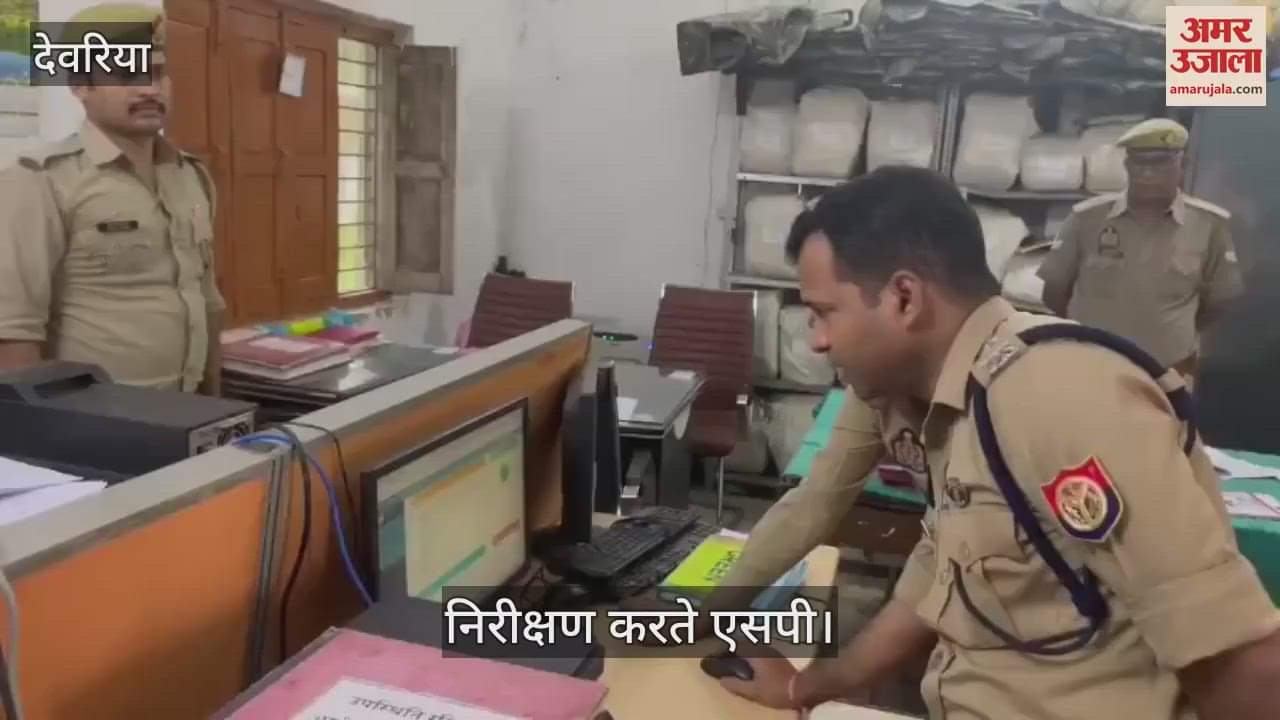 SP did a surprise inspection of the police office