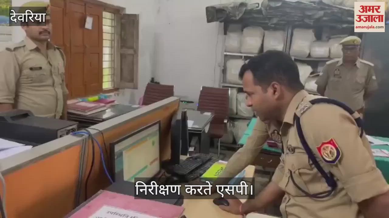 SP did a surprise inspection of the police office