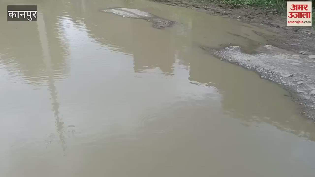 Waterlogging on the road, villagers are facing problems