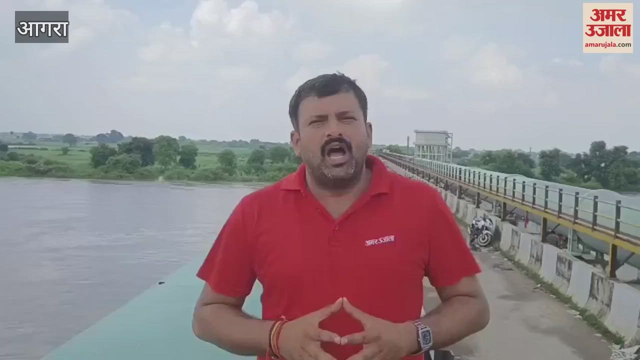 Yamuna showed its fierce form in Agra