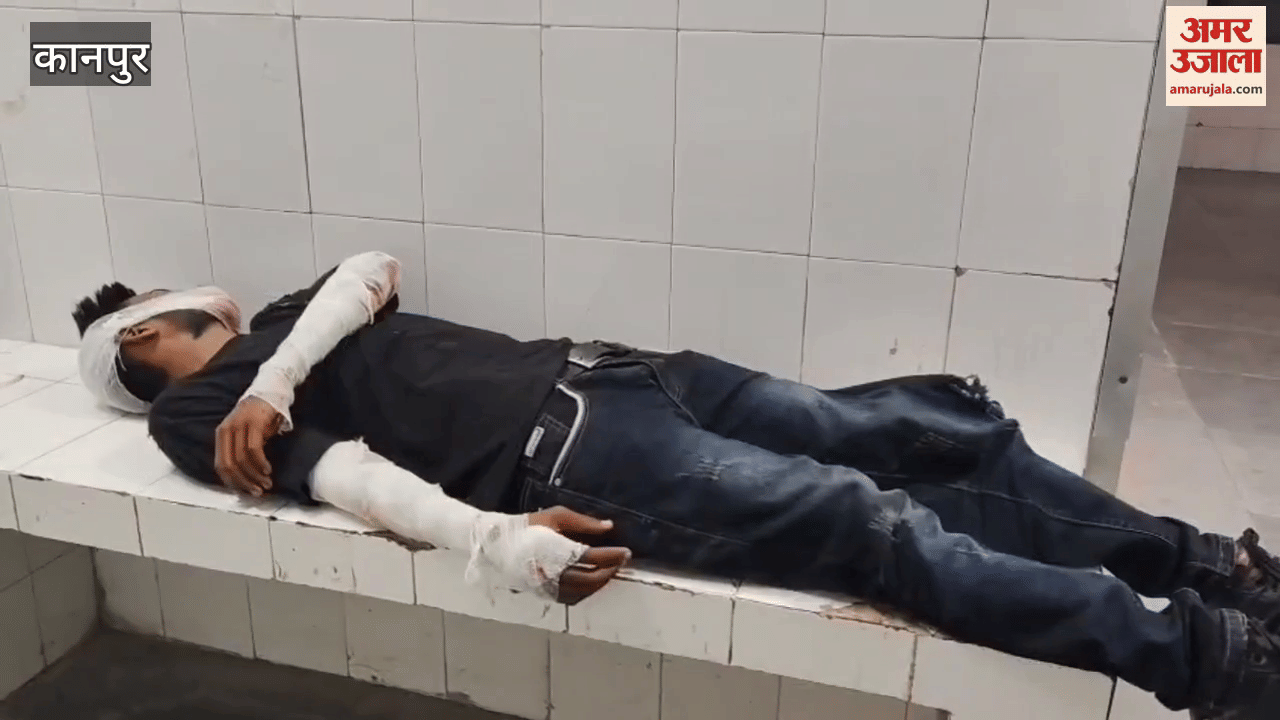 Road accident in Maharajpur, three injured in bike collision