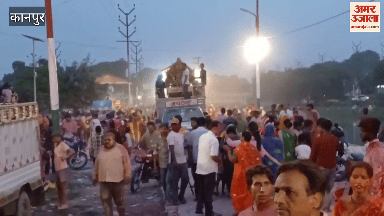 Ganesh idol was immersed in the artificial pond in Panki