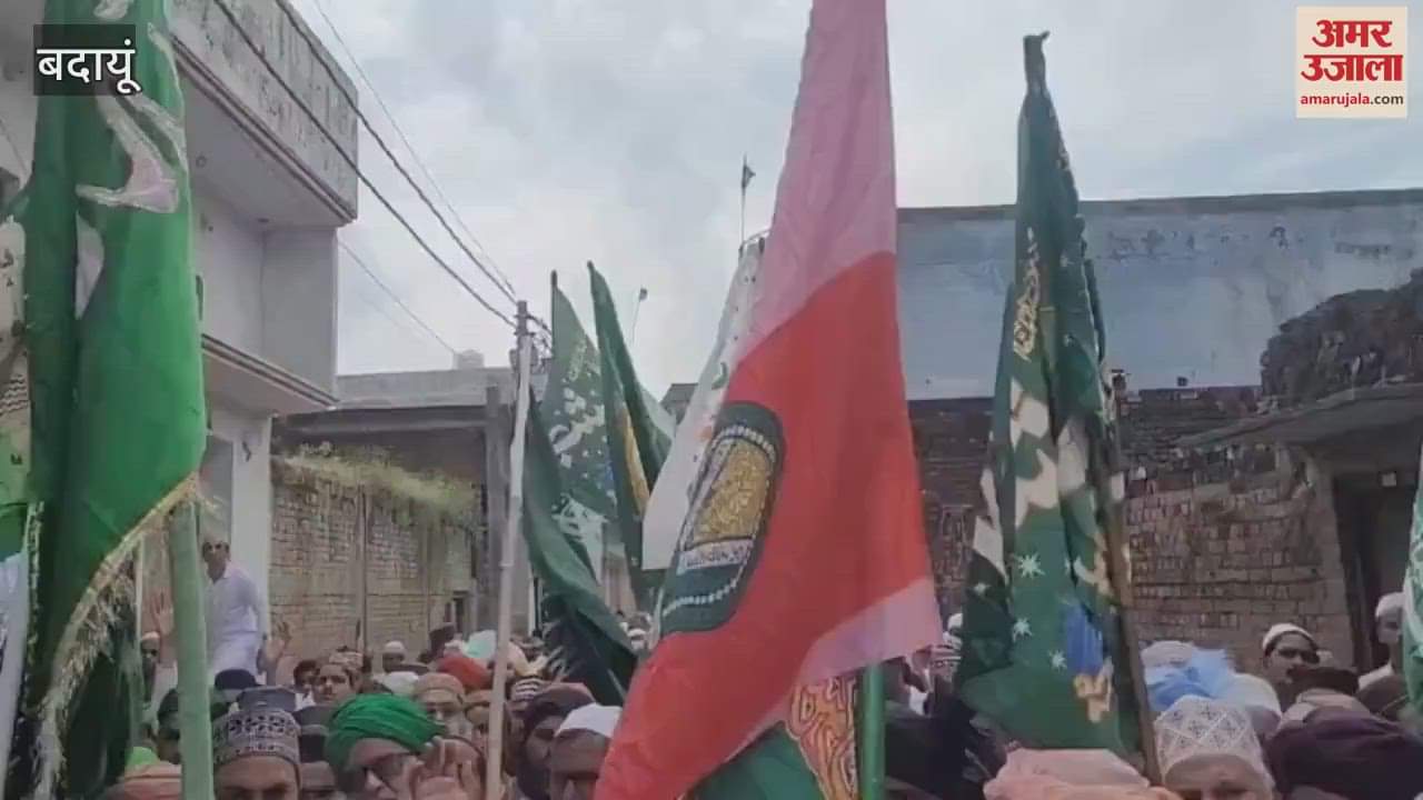 juloos e mohammadi take out in Badaun under tight security