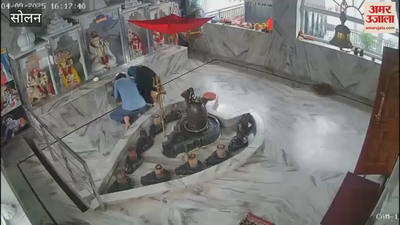 Solan Donation box of Chamiya Mahadev temple broken incident captured in CCTV