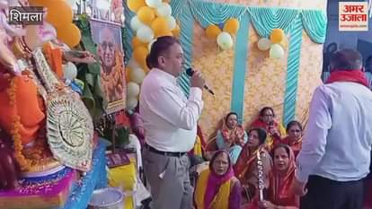 Shimla Devotees danced to the hymns of Dera Baba Rudranand Sevak Mandal