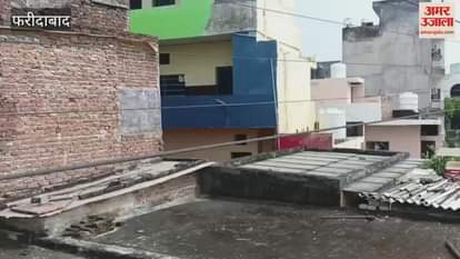 High tension wires are passing above house in Faridabad