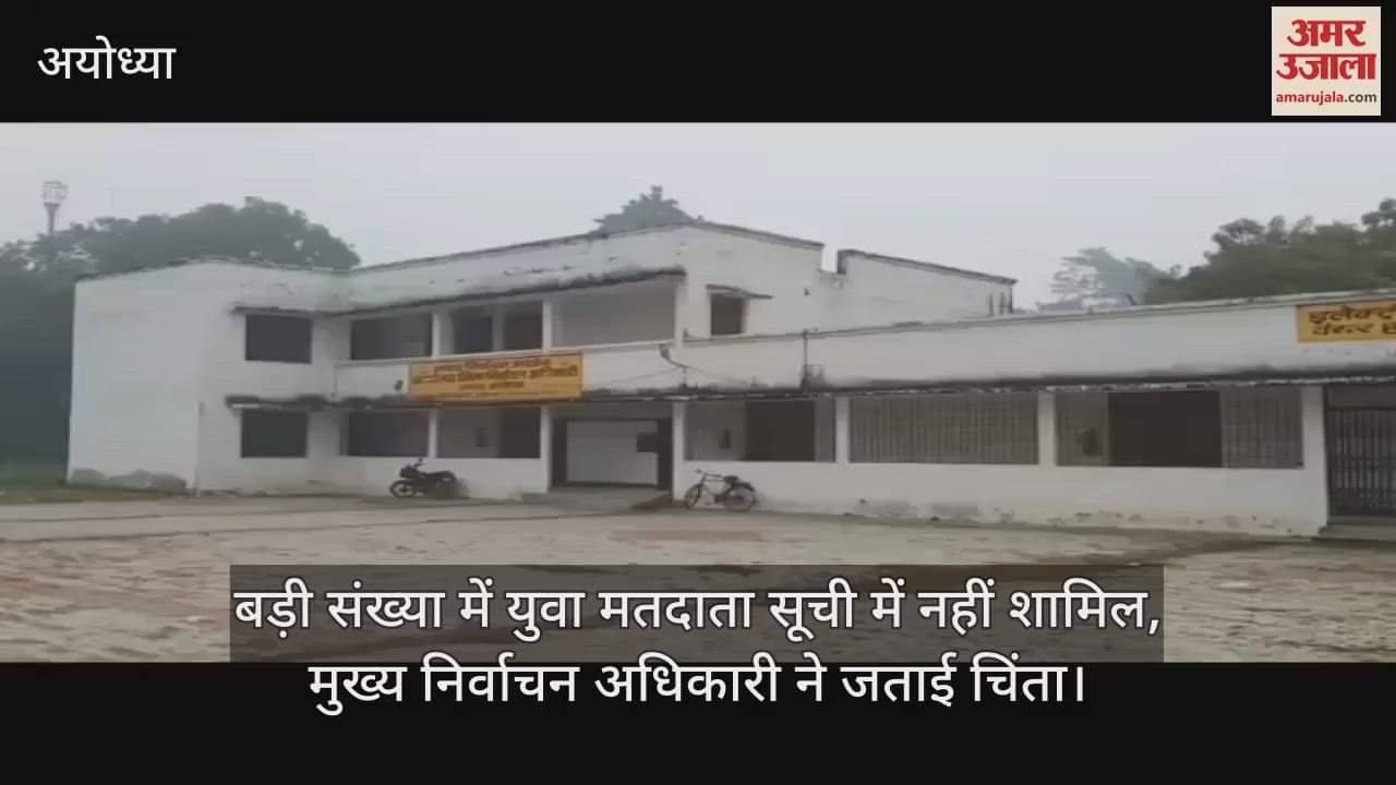 अयोध्या में बड़ी संख्या में युवा मतदाता सूची में नहीं शामिल, मुख्य निर्वाचन अधिकारी ने जताई चिंता