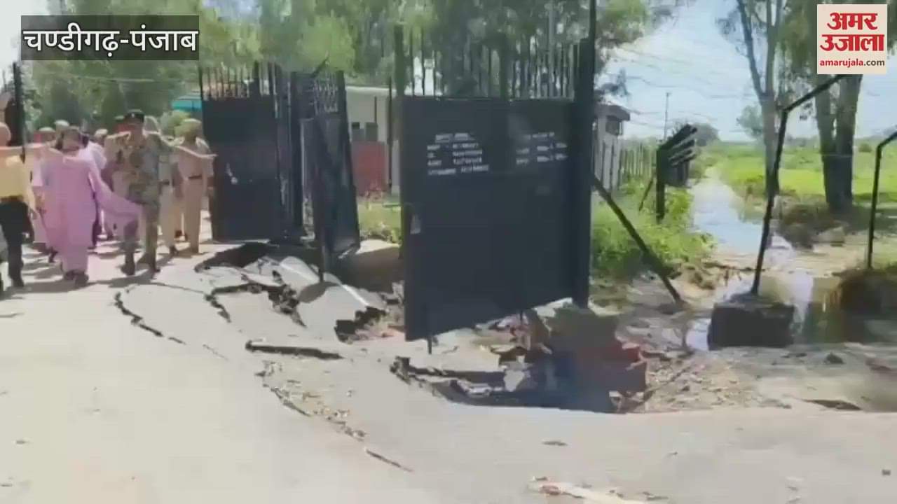 Central government team visited flood affected villages in Ferozepur