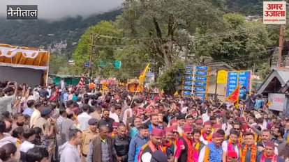 Mother Nanda Sunanda dola was taken out with great pomp in Nainital
