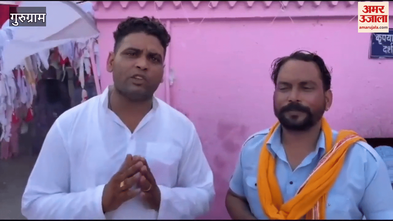 Devotees offer salt and brooms at the ancient Baba Bisah Bhakt Purnmal temple in Gurugram's Kasan village