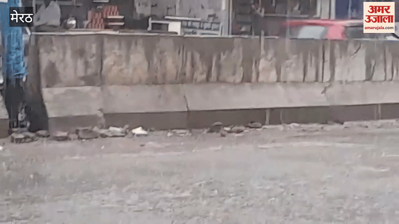 Heavy rain in Meerut, relief from heat but city dwellers continue to struggle with waterlogging