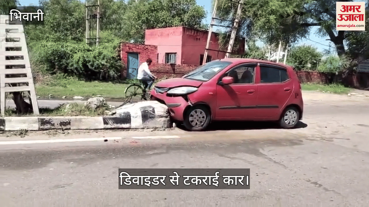Car accident in Bhiwani