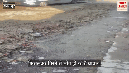 कानपुर में ठेकेदारों की लापरवाही से गंगागंज की गलियों में मौत का जंजाल
