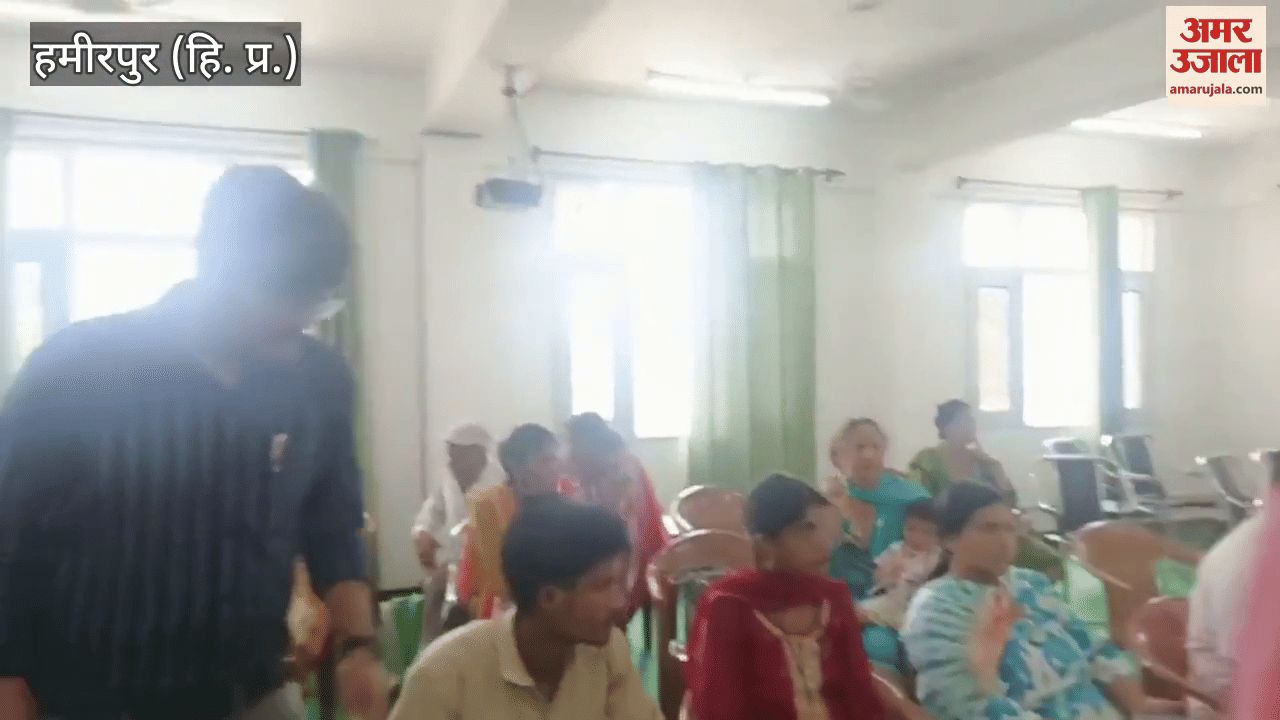 Health camp organized in Ayurvedic Hospital Hamirpur