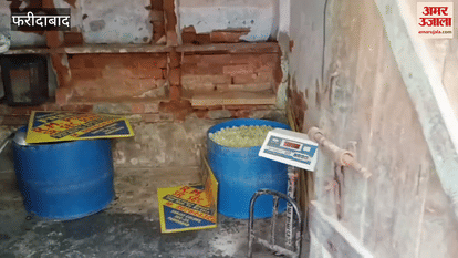 Food Safety Department team raided two warehouses in Faridabad where Rasgulla was being manufactured