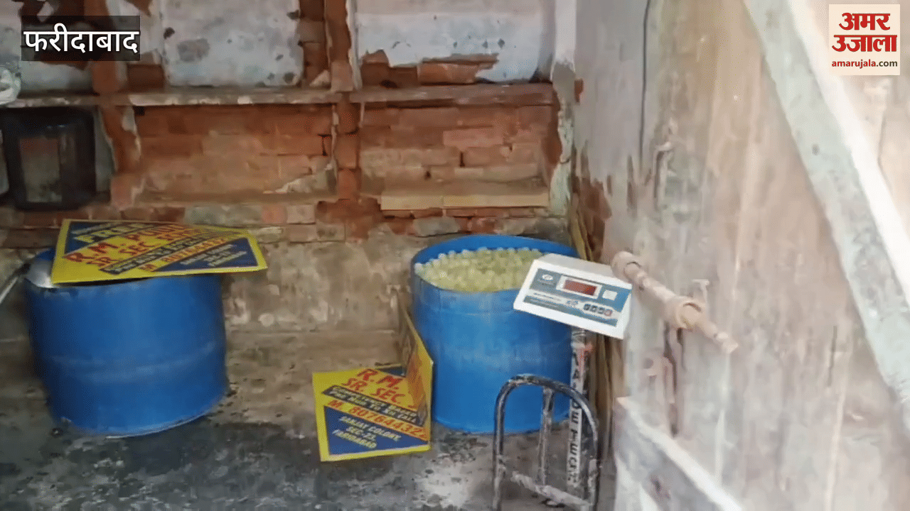 Food Safety Department team raided two warehouses in Faridabad where Rasgulla was being manufactured