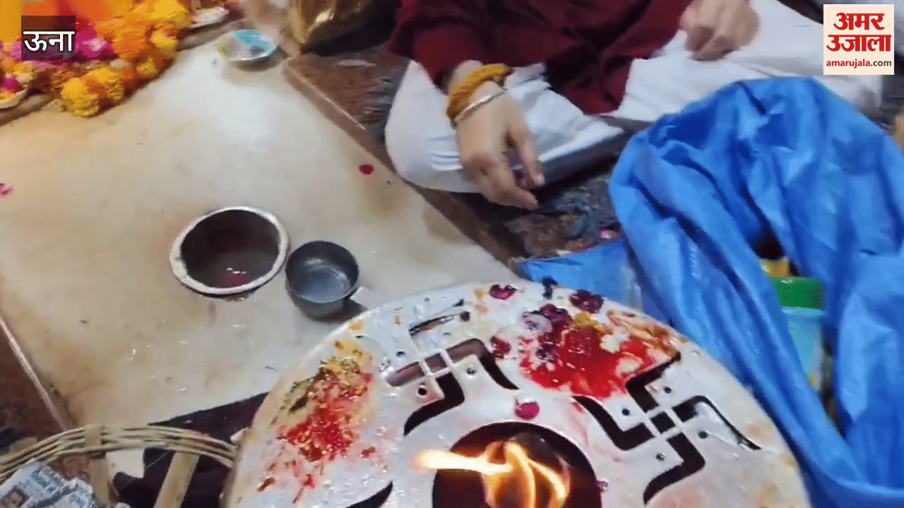 Una Sanjay Tandon attended the court of Mata Shri Chintapurni enthusiasm prevails among BJP workers