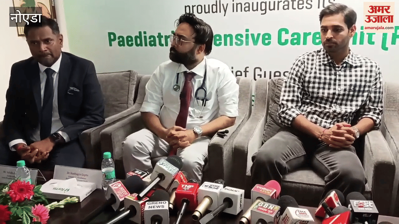 Cricketer Bhuvneshwar Kumar inaugurated PICU unit in a private hospital