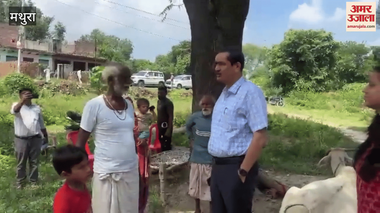 flood in mathura dm reach Devraha Baba Samadhi Sthal