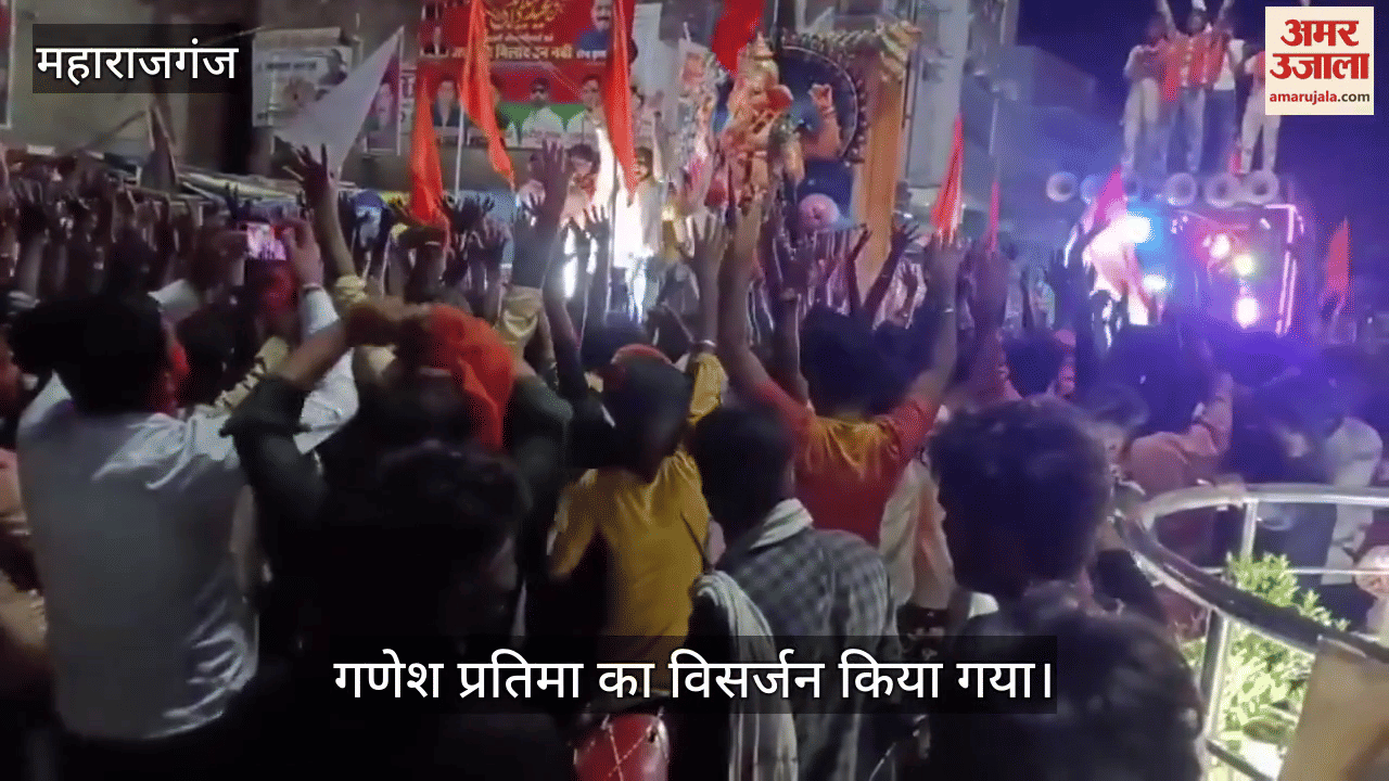 Ganesh idol immersed late at night in Parataval