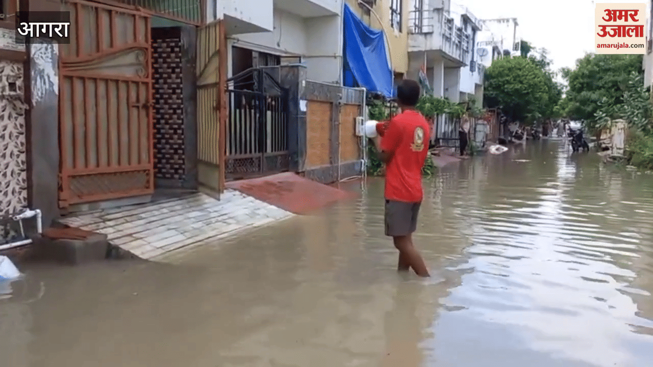 Yamuna water entered colonies in Agra