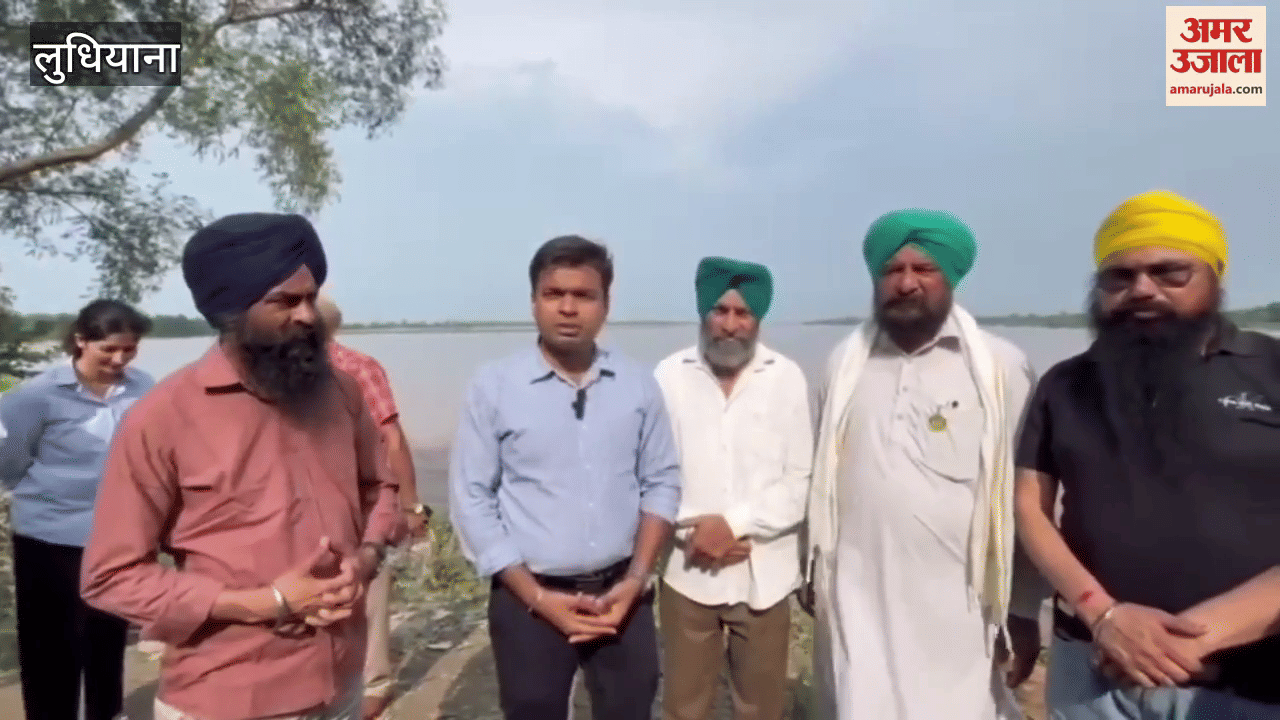 Army and villagers busy strengthening Dhussi dam in Ludhiana