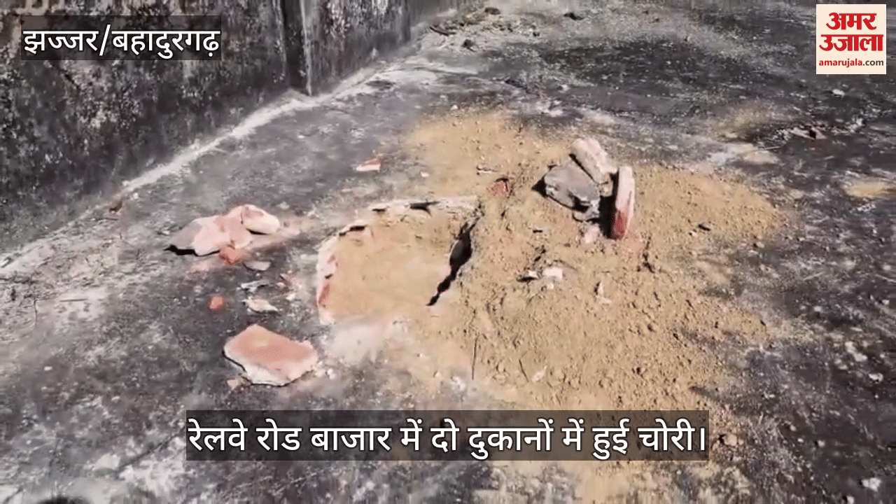 Theft in two shops in Bahadurgarh Railway Road Market