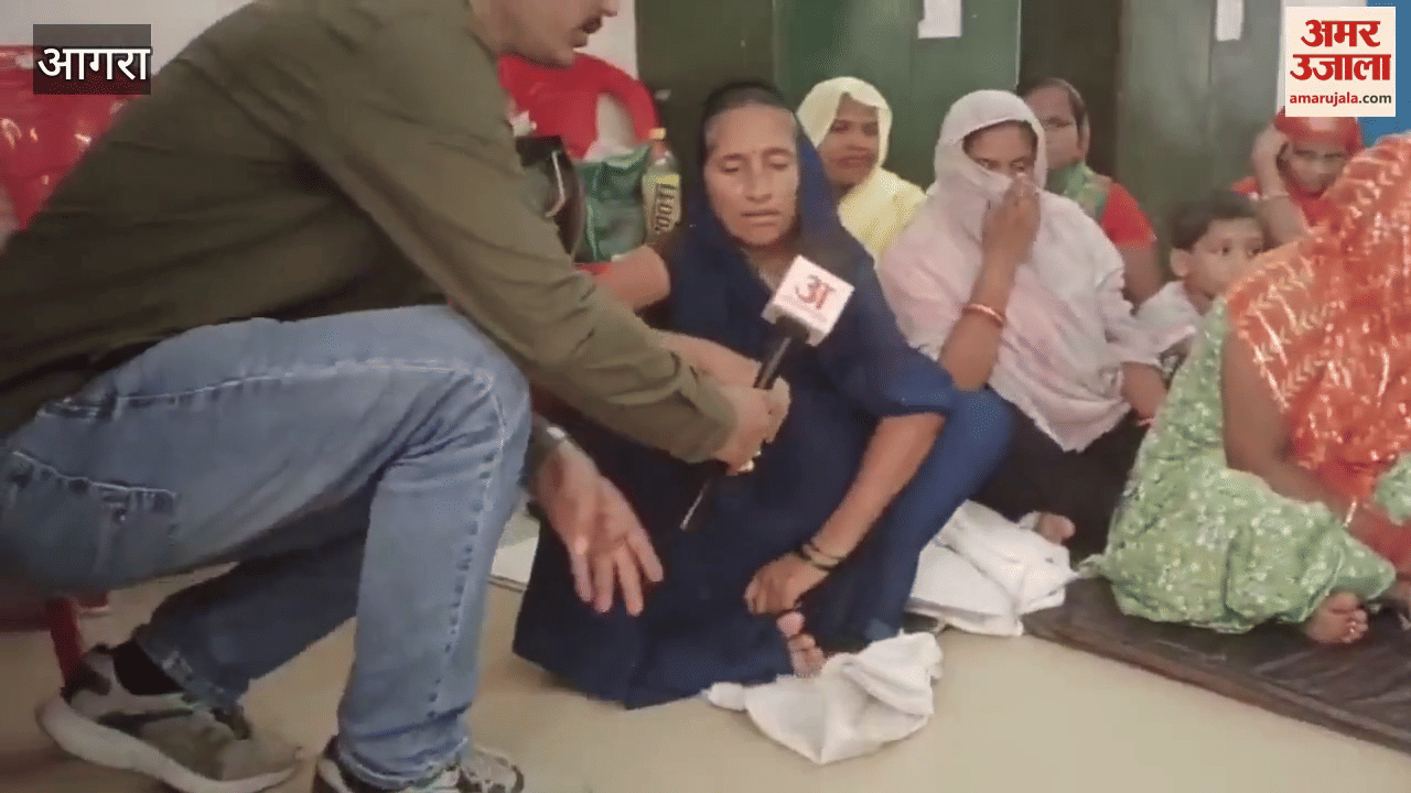 Yamuna's fierce form seen in Agra after 47 years, condition of relief camp for flood victims is also bad