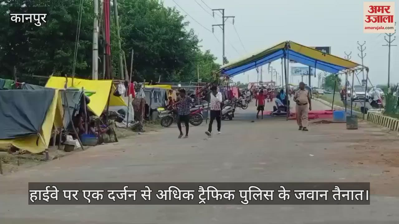 कानपुर के कटरी बाढ़: 15 गांव प्रभावित, 5000 लोगों ने गंगा बैराज पर ली शरण