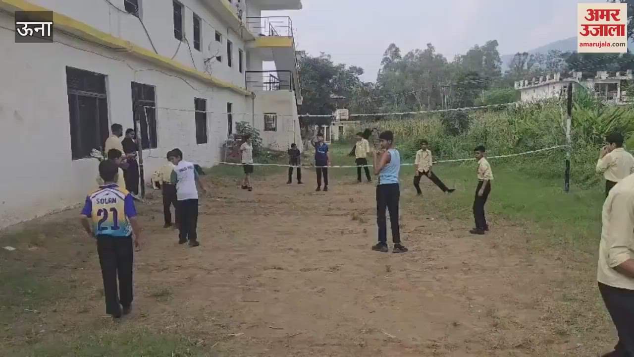 Una District level throw ball team selected Abhinav Anshuman and Harshit joined