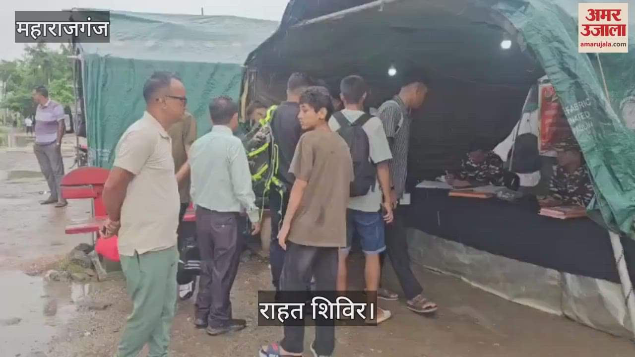 Relief camp set up on the border for stranded tourists