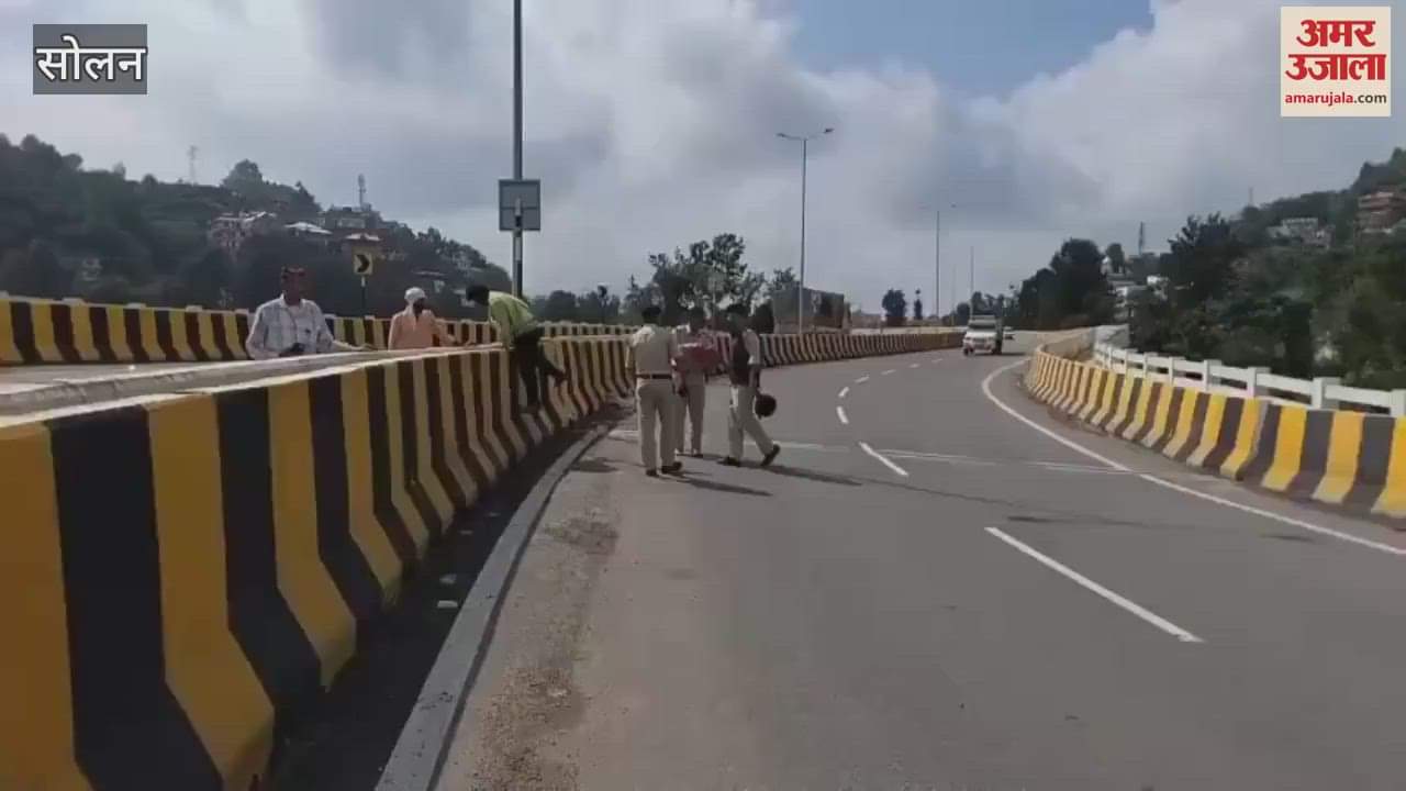 Solan Scooty collides with divider on Chambaghat flyover