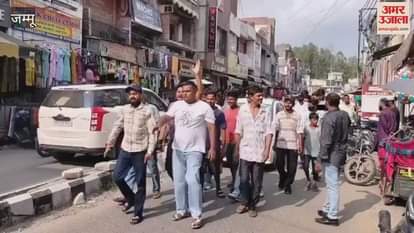 Aam Aadmi Party's massive rally in support of Mehraj Malik in Vijaypur