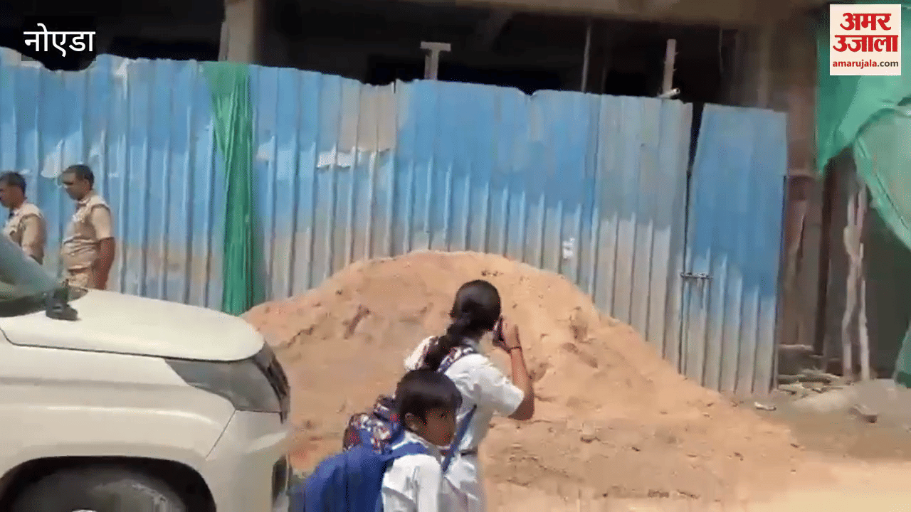 Authority reached Salarpur in Noida to demolish illegal buildings