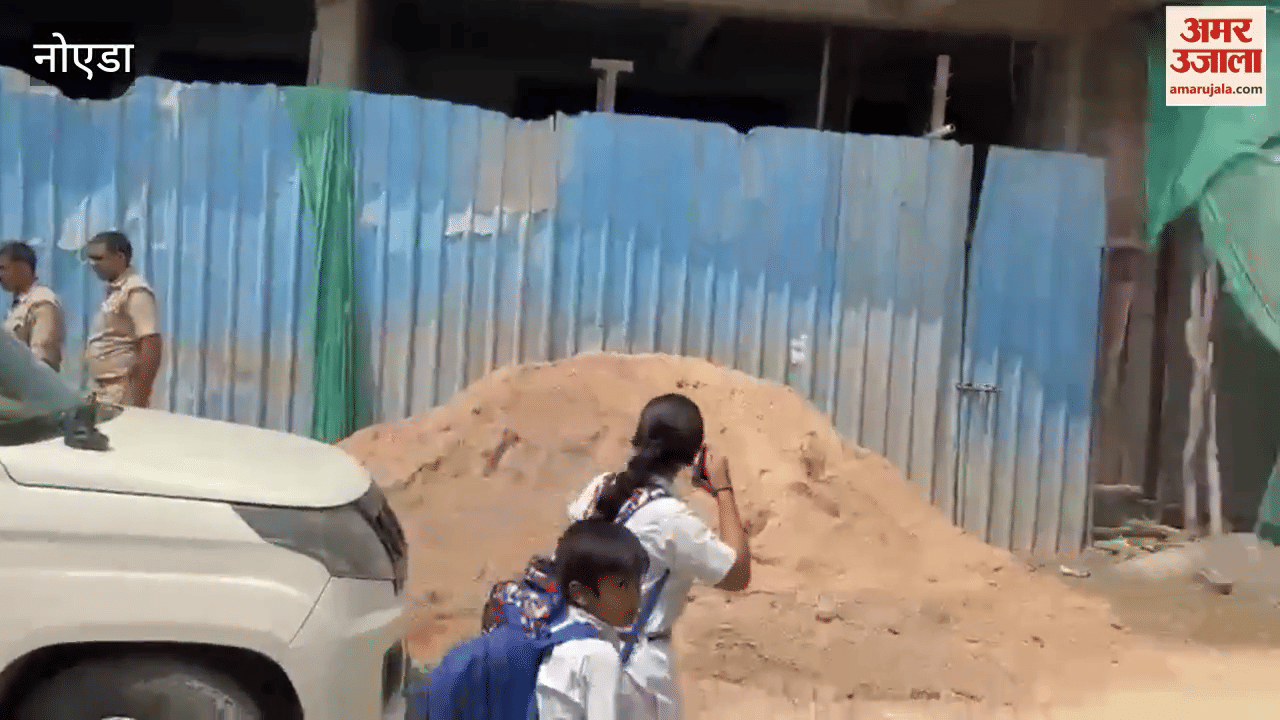 Authority reached Salarpur in Noida to demolish illegal buildings