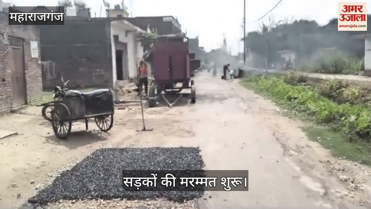 Repair of roads started in Shastri Nagar