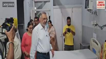 Health Minister Balbir Singh met 8-year-old Avijot who is suffering from kidney disease