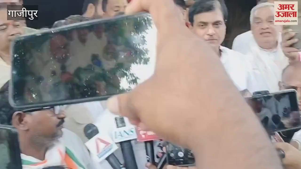 Ajay Rai met family members after death of BJP worker in Ghazipur