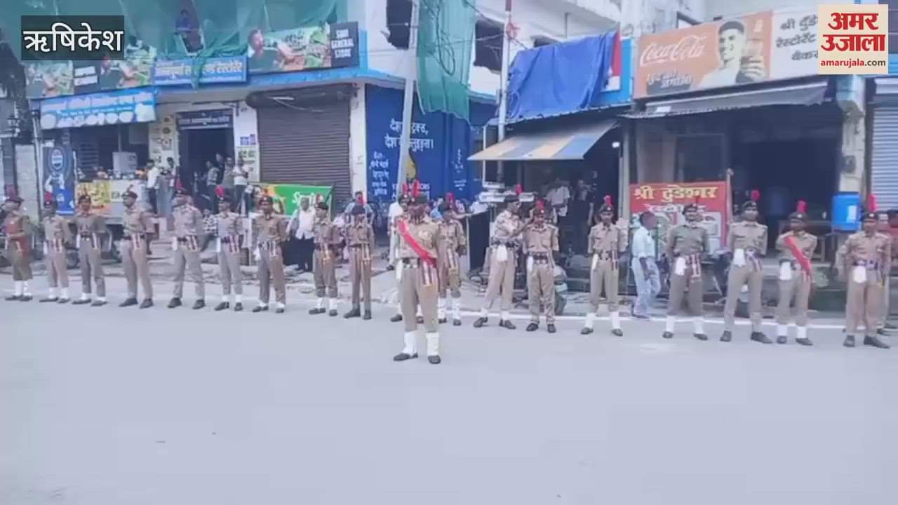 Mauritius Prime Minister reached Narendranagar, school students and NCC cadets welcomed him on the way