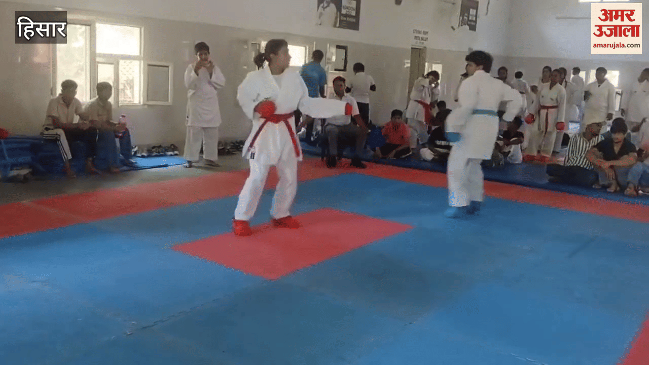 Karate trials for state level sports Maha Kumbh started in Hisar