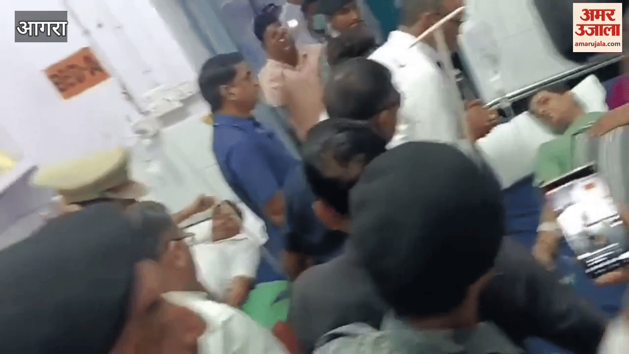 Deputy CM Brajesh Pathak inspected district hospital in agra