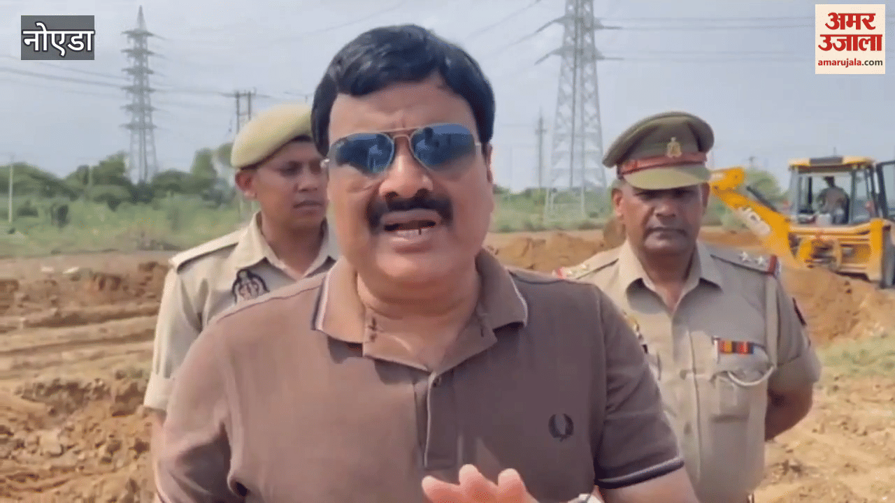 By freeing service road going to Jewar Airport from occupation of farmers in Rabupura