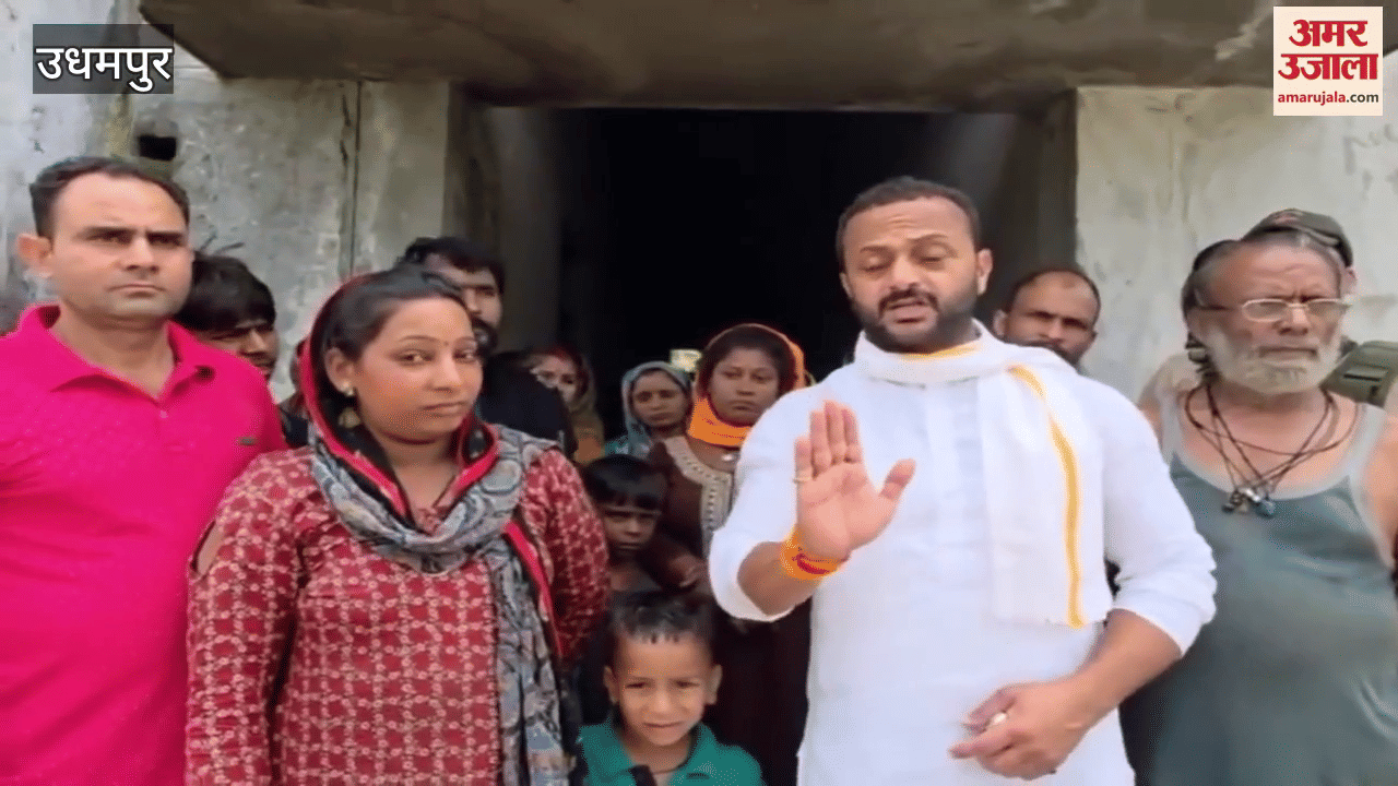 Udhampur: There is a need to take care of the displaced people of Saddal, Sumit Magotra visited the Sui camp