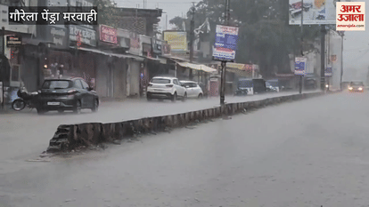Torrential rain in Gaurela Pendra Marwahi disrupted life