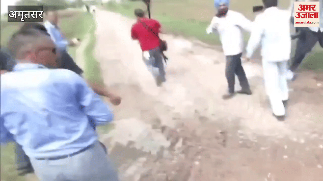 During his visit to Ajnala, Rahul Gandhi visited the flood affected areas by tractor