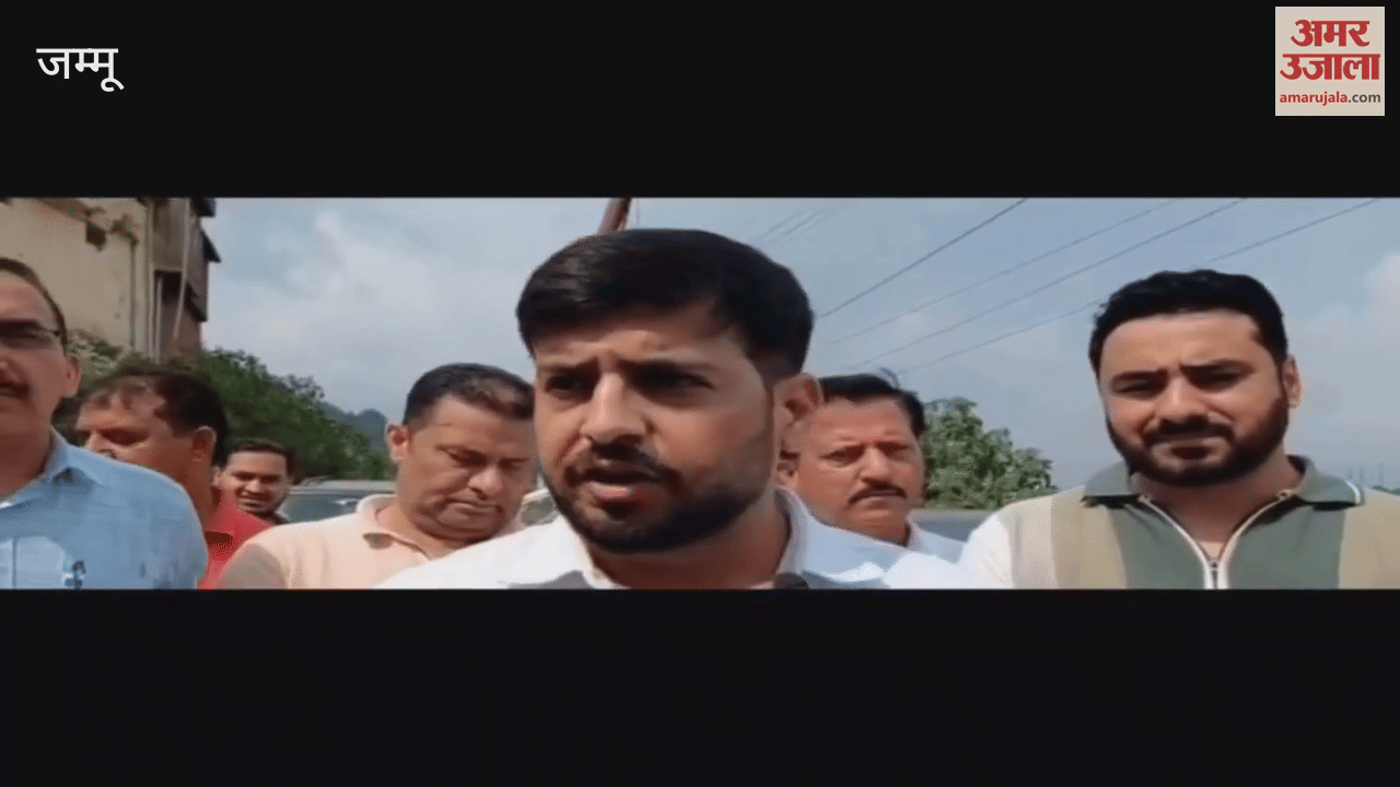 Inspection of Rajori market, DC ordered repair of broken tiles and drains