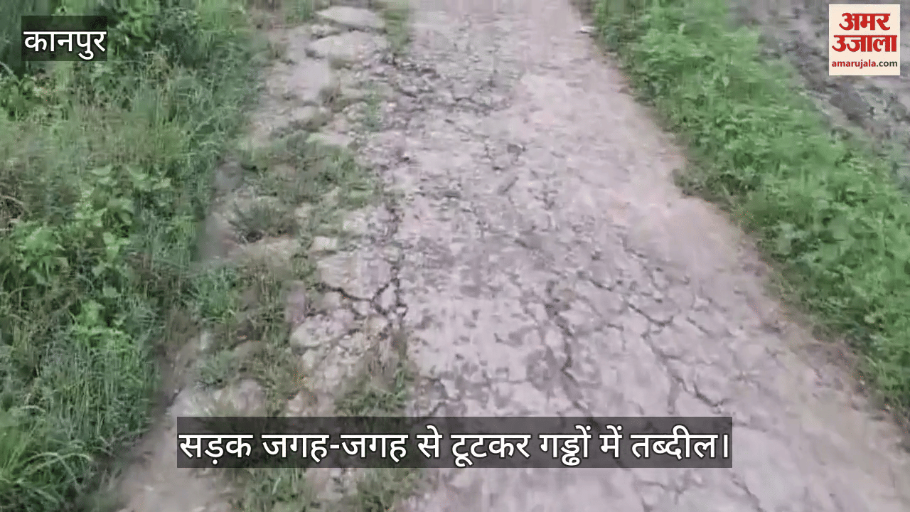 कानपुर: भीतरगांव में 32 लाख की सीसीरोड बनी भ्रष्टाचार की भेंट, दस साल में ही उखड़ गईं गिट्टियां