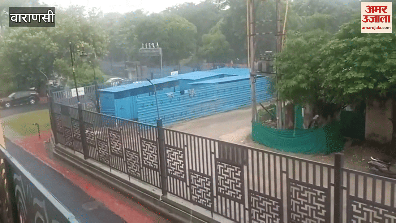 Video of heavy rain in Varanasi