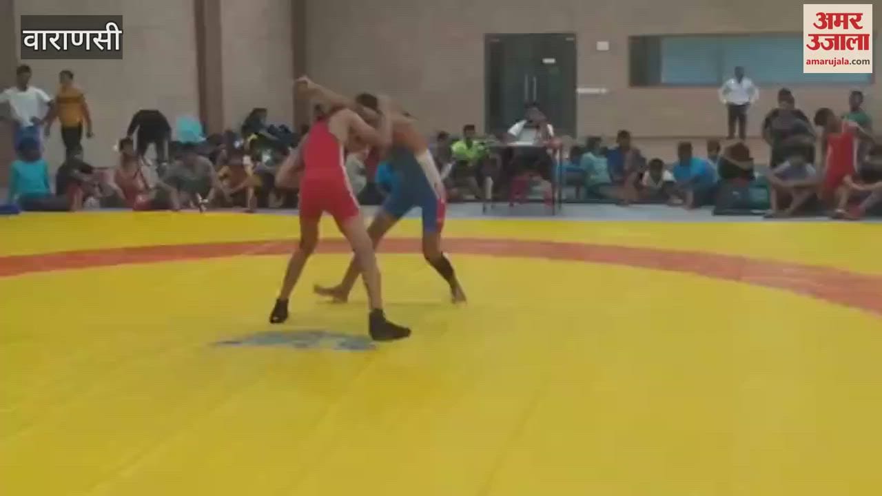 Wrestling competition Sigra Stadium players showed their strength